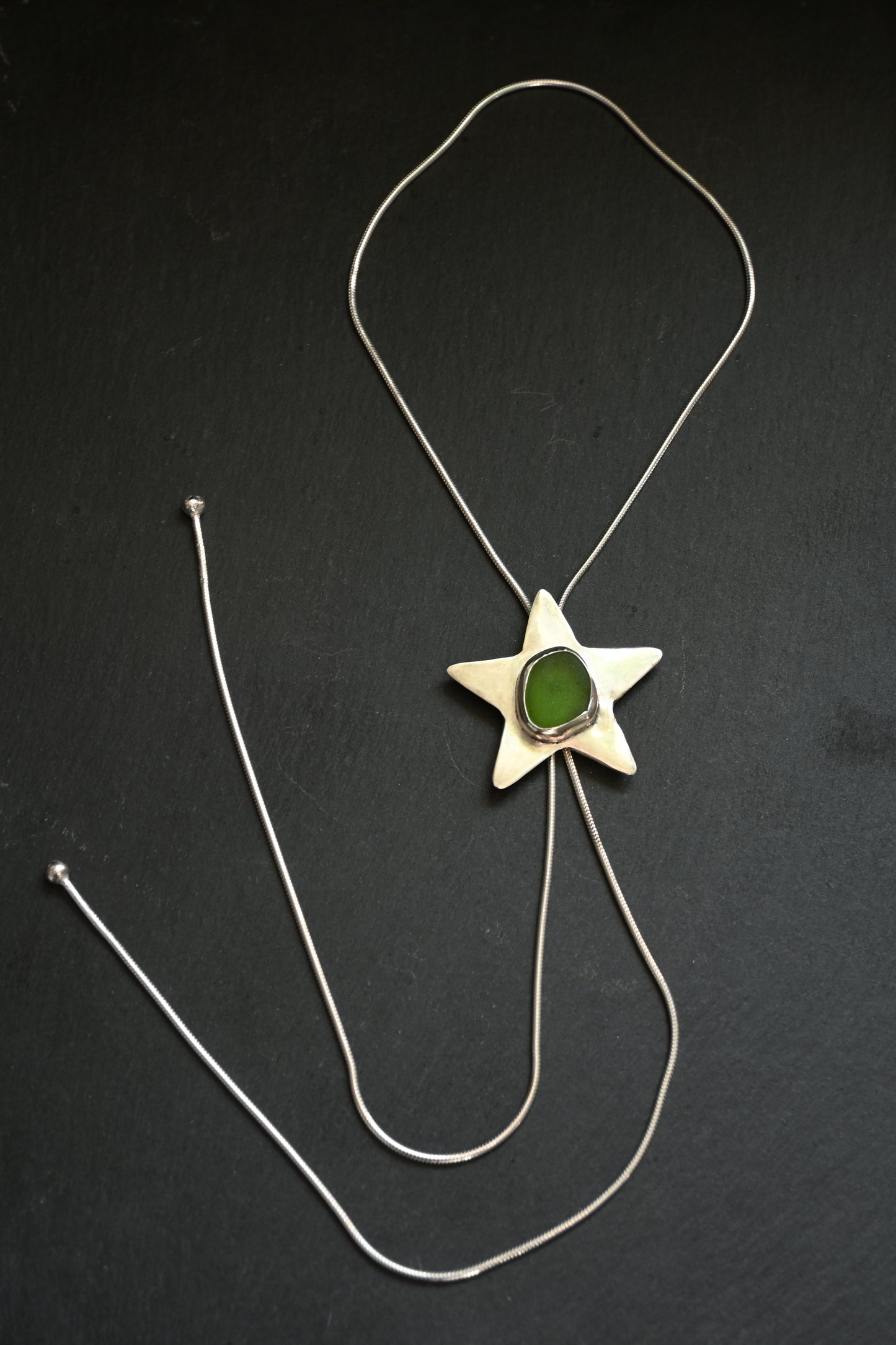 Sea Glass Star Bolo Tie