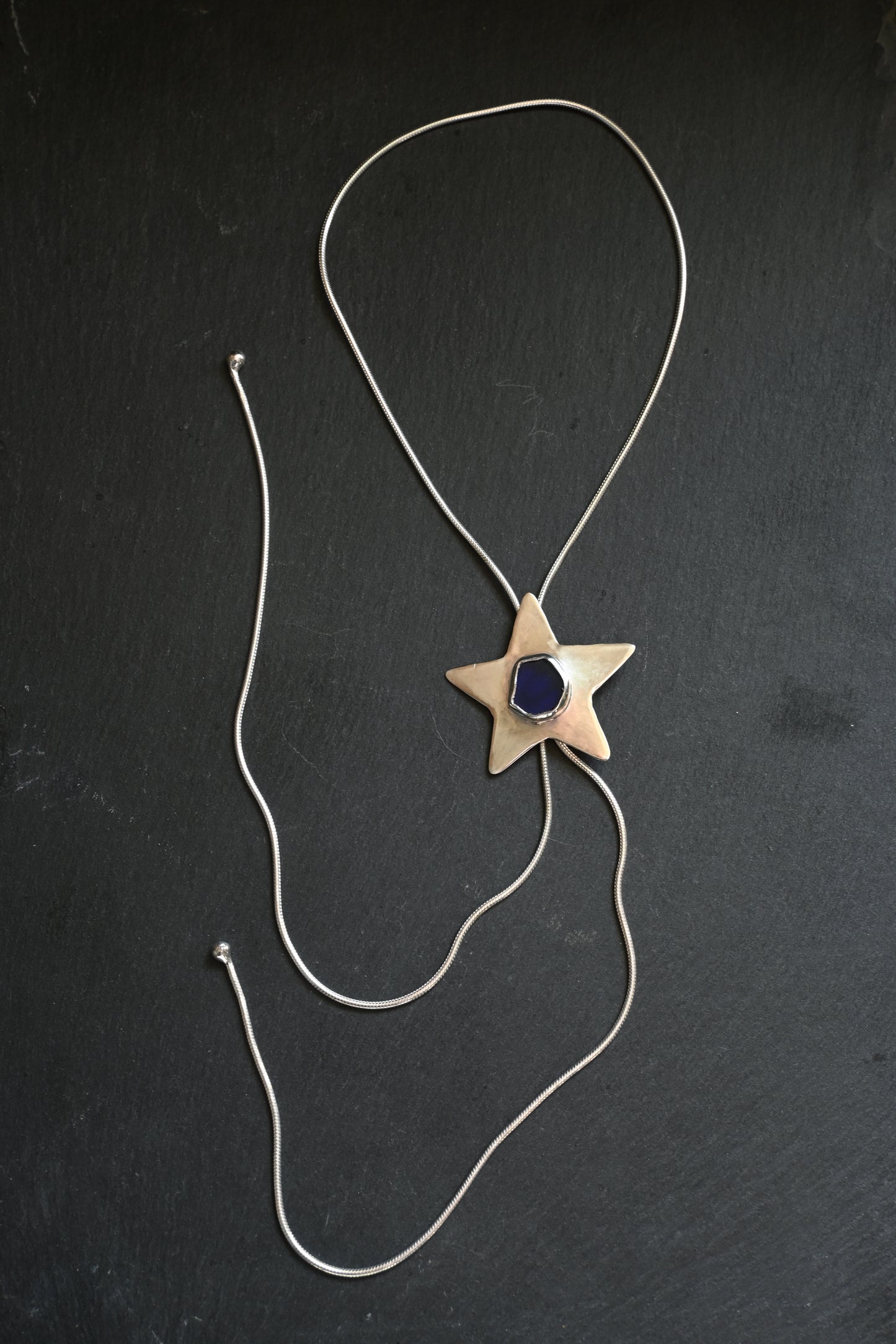 Sea Glass Star Bolo Tie
