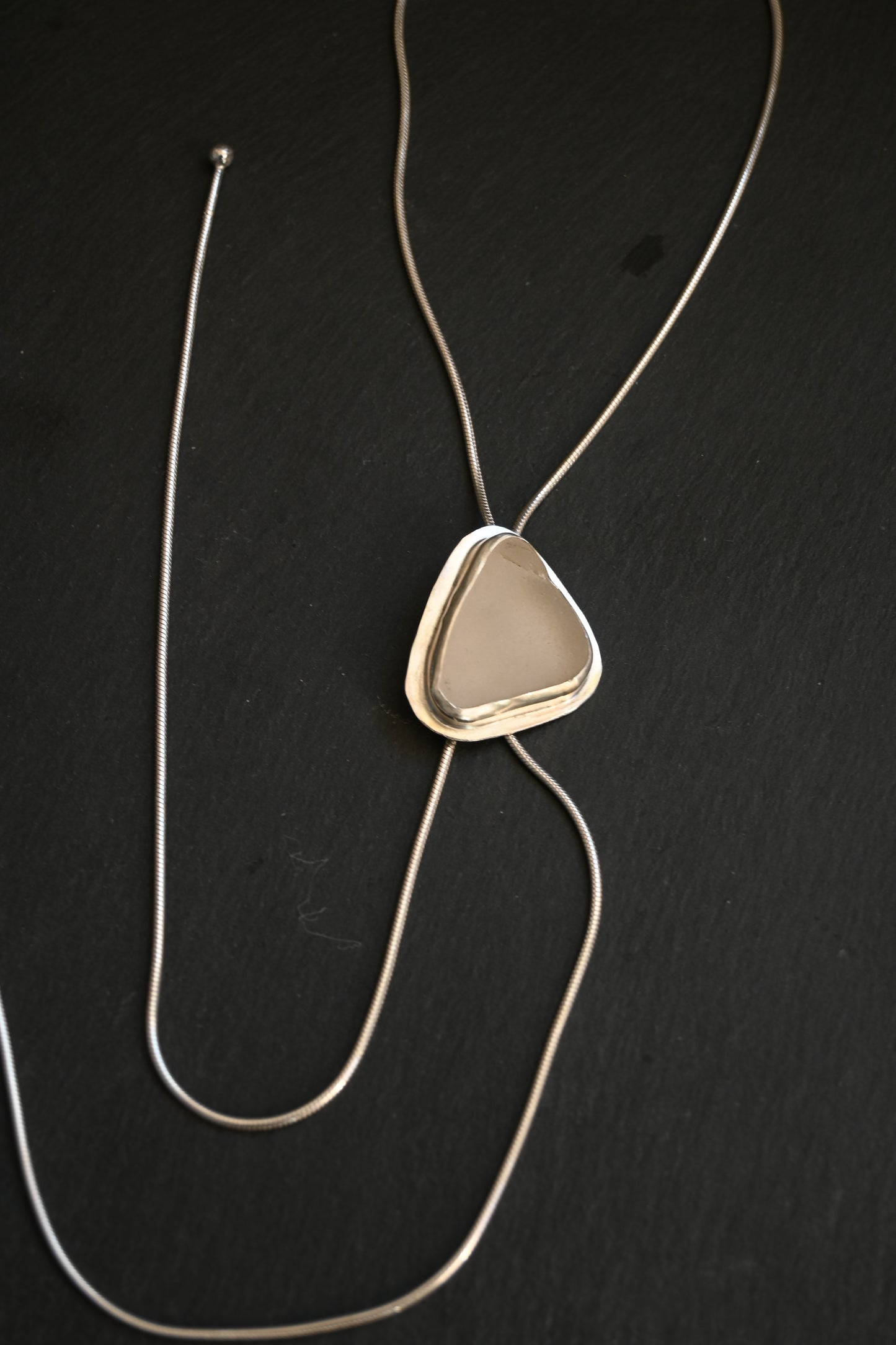 Sea Glass Bolo Tie