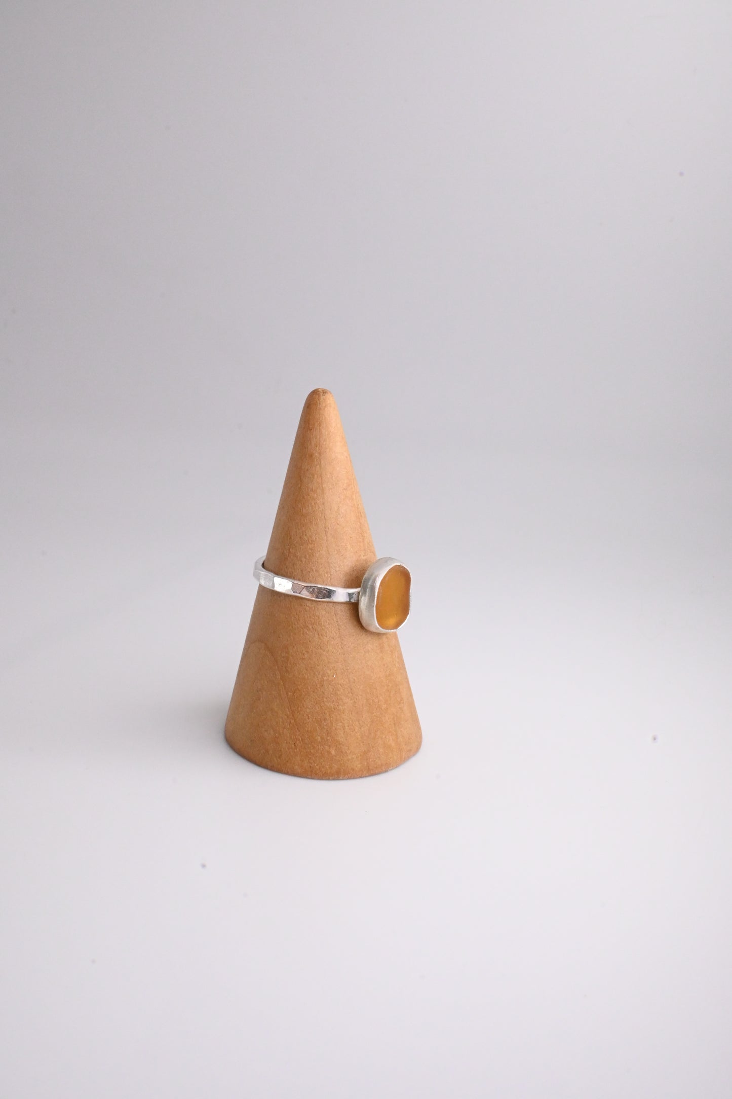 Sea Glass Ring 1mm [Size 8]