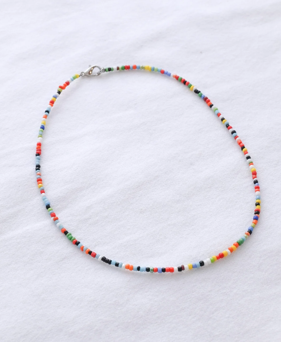 Dainty Beaded Necklace  [Multiple Colors]