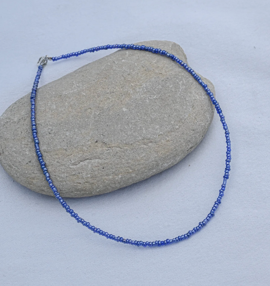 Dainty Beaded Necklace  [Multiple Colors]